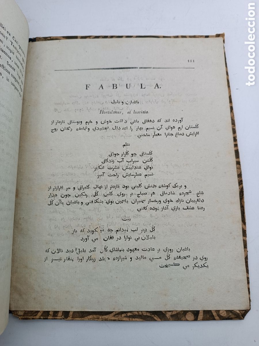 Libros antiguos: Grammatica linguae persicae a&ntilde;o 1804 Gram&aacute;tica persa. - Foto 7