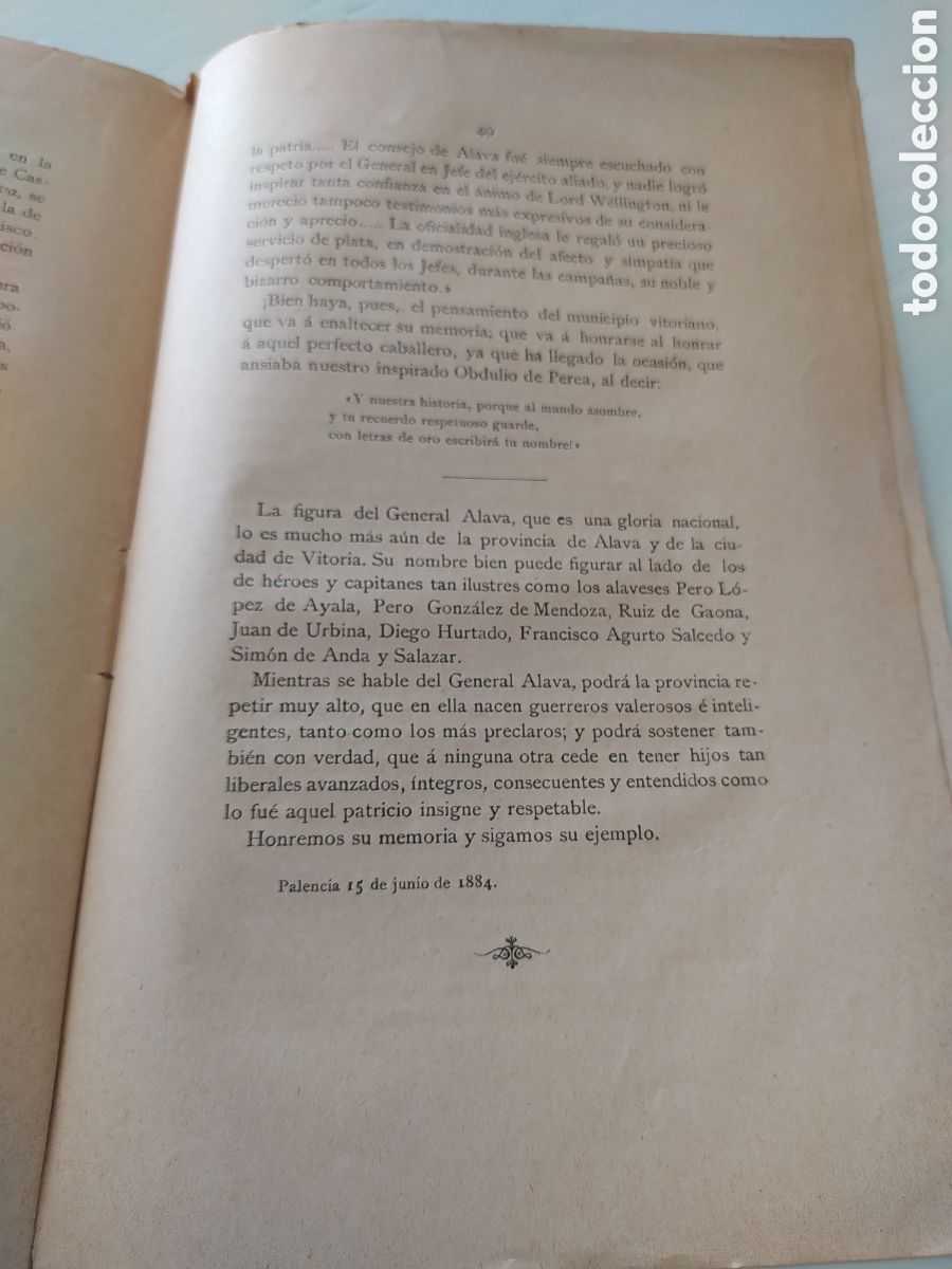 Libros antiguos: EL GENERAL &Aacute;LAVA - RICARDO BECERRO - Foto 3