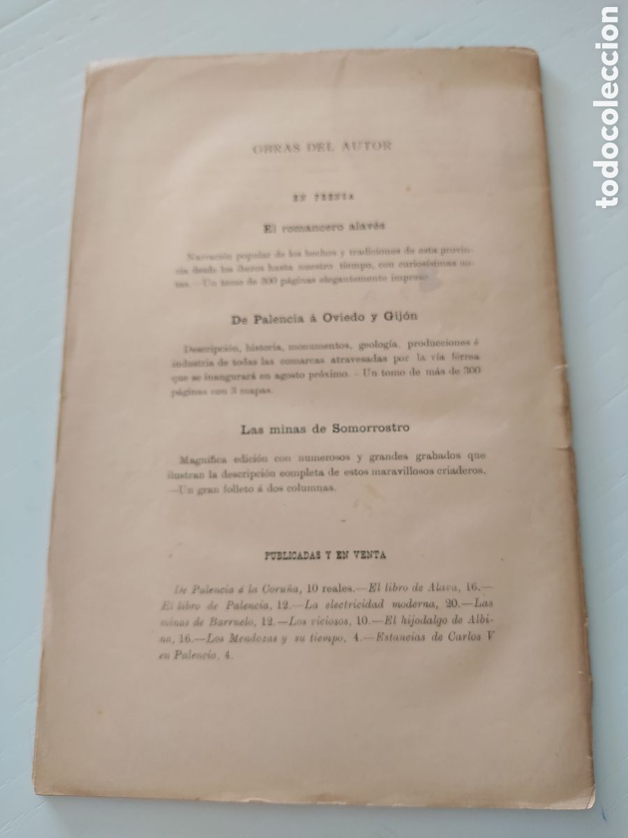 Libros antiguos: EL GENERAL &Aacute;LAVA - RICARDO BECERRO - Foto 4