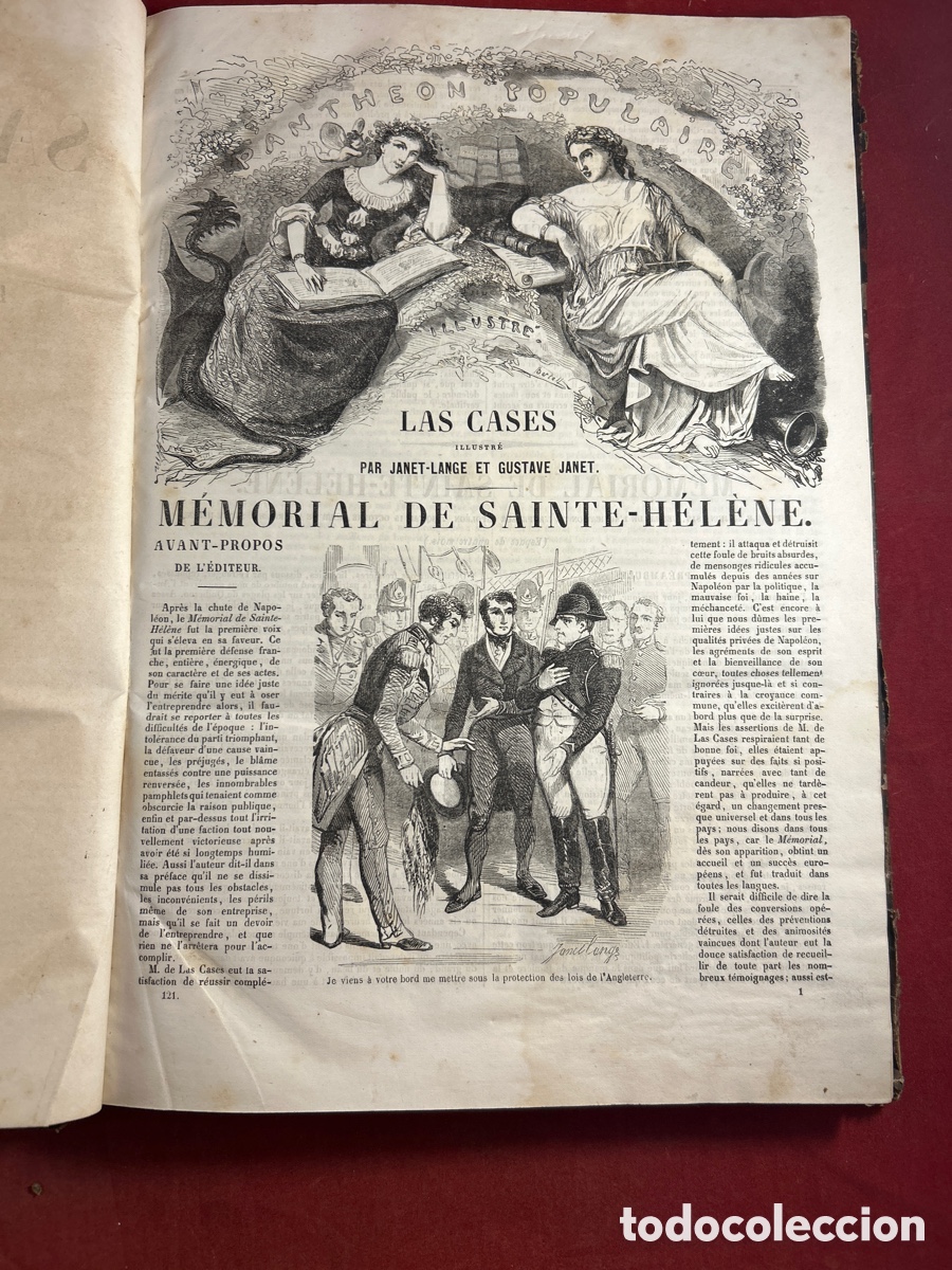 Libros antiguos: MEMORIAL DE SAINTE-HELENE 1865 PARIS - Foto 2