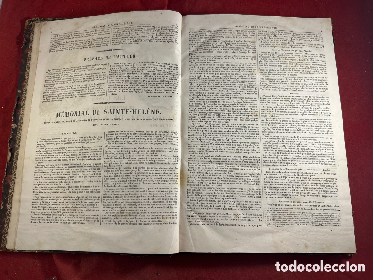 Libros antiguos: MEMORIAL DE SAINTE-HELENE 1865 PARIS - Foto 3