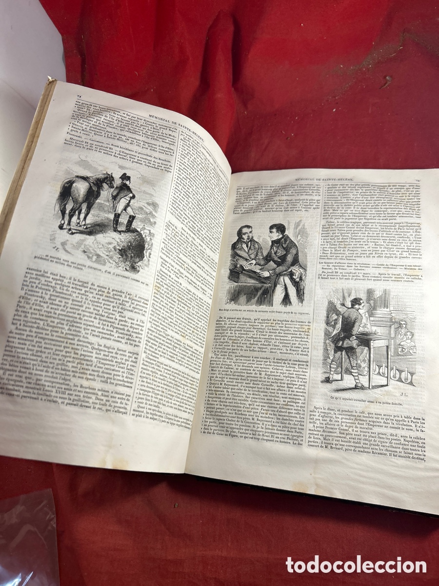 Libros antiguos: MEMORIAL DE SAINTE-HELENE 1865 PARIS - Foto 6