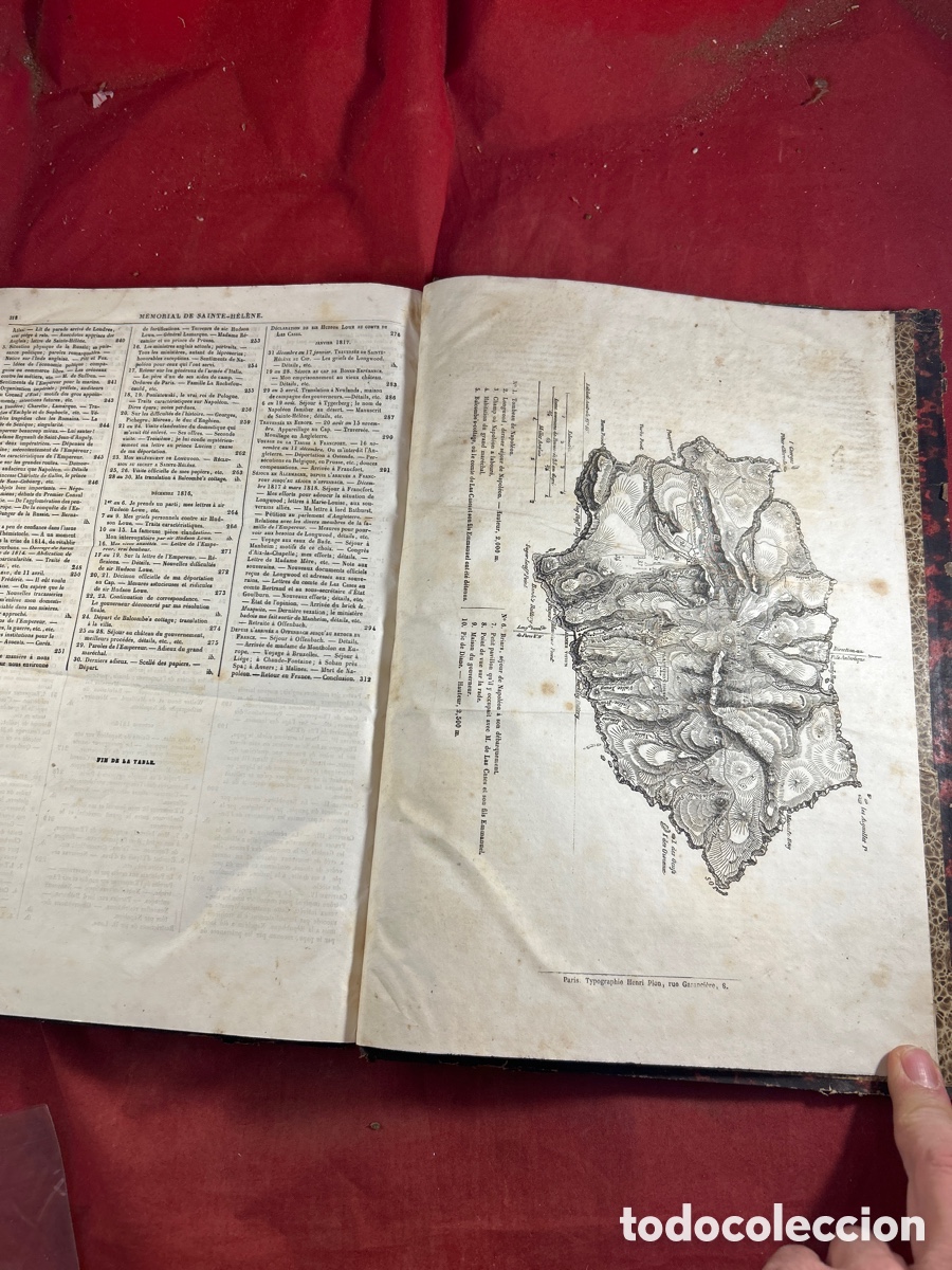 Libros antiguos: MEMORIAL DE SAINTE-HELENE 1865 PARIS - Foto 7