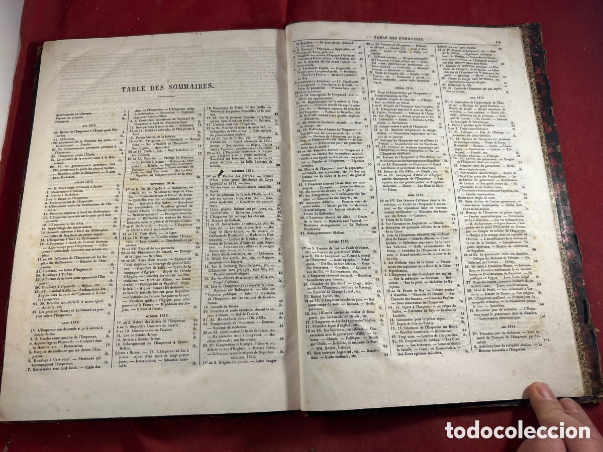 Libros antiguos: MEMORIAL DE SAINTE-HELENE 1865 PARIS - Foto 8