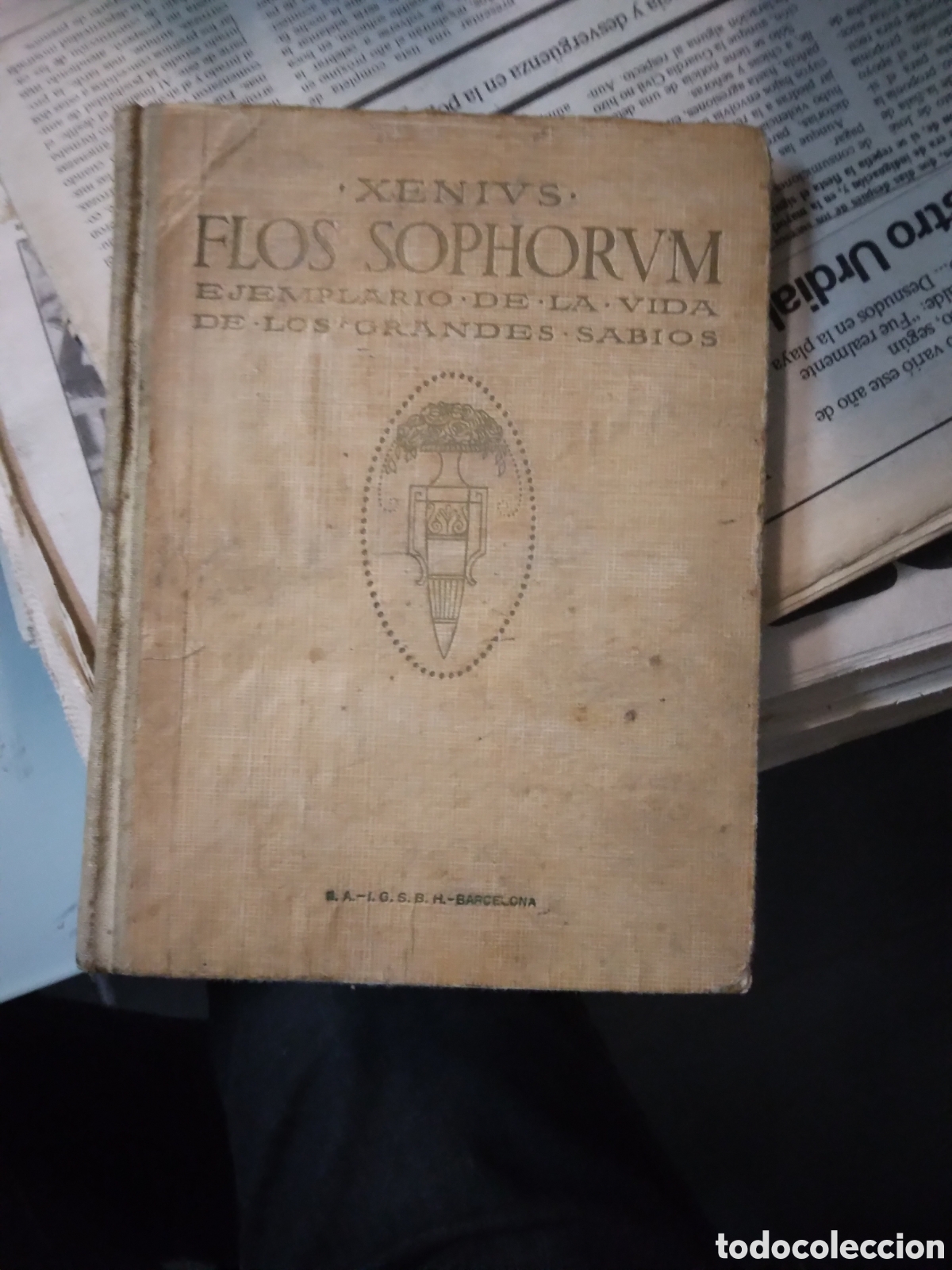 Libros antiguos: Xenous, Flos Sophorum, 1926