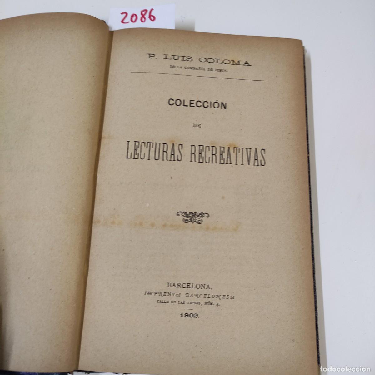 Libros antiguos: Colecci&oacute;n de Lecturas Recreativas - Foto 4