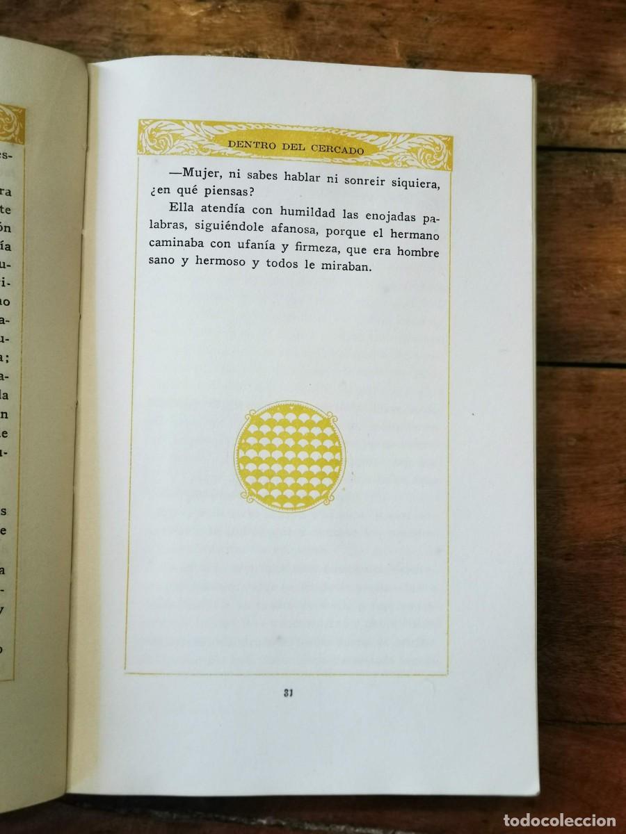 Libros antiguos: MIR&Oacute;, Gabriel. Dentro del cercado; La palma rota - Foto 4