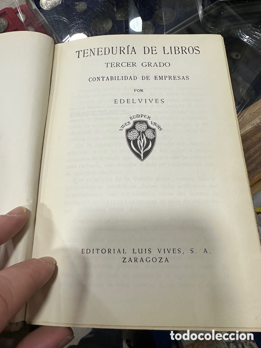Libros antiguos: Lote de 2 libros de contabilidad - Foto 4