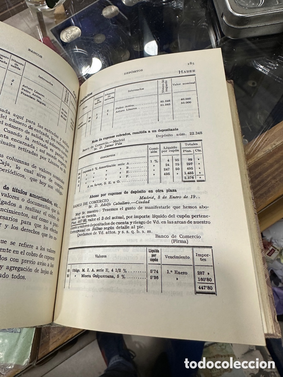 Libros antiguos: Lote de 2 libros de contabilidad - Foto 6