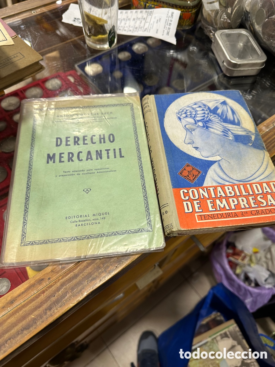 Libros antiguos: Lote de 2 libros de contabilidad - Foto 1