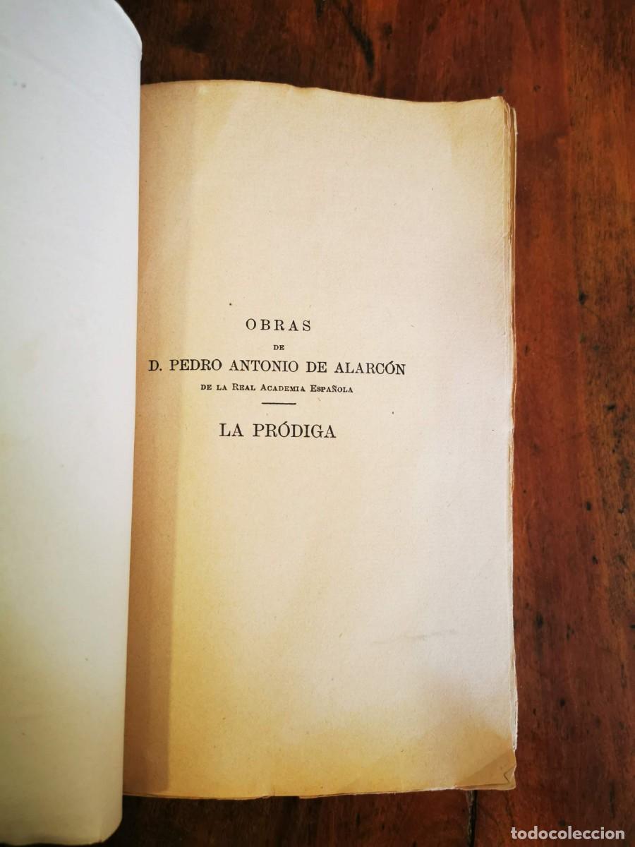 Libros antiguos: ALARC&Oacute;N, Pedro Antonio de. La pr&oacute;diga - Foto 2