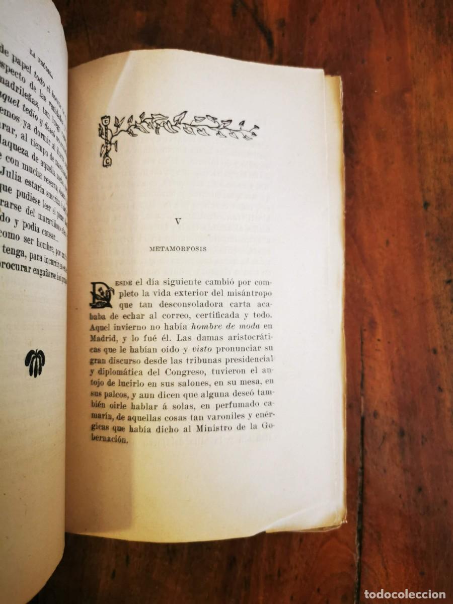 Libros antiguos: ALARC&Oacute;N, Pedro Antonio de. La pr&oacute;diga - Foto 4