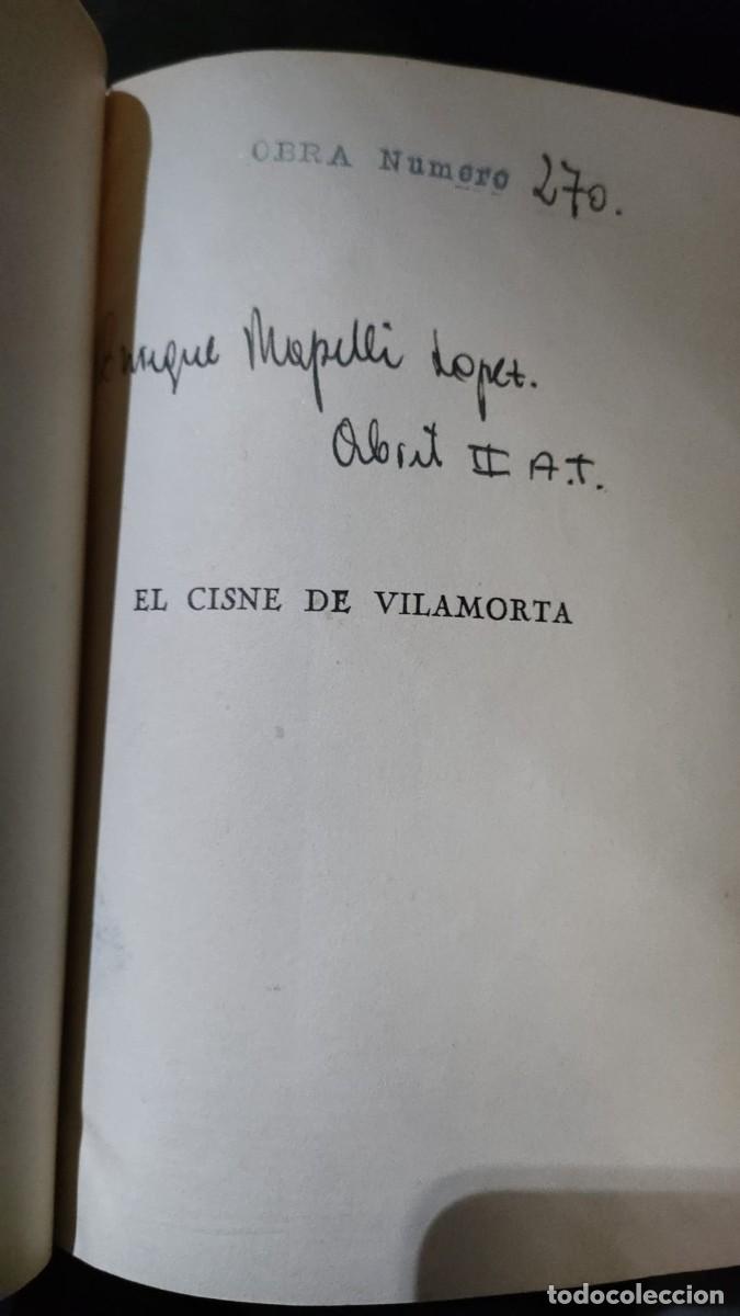 Libros antiguos: El cisne de Vilamorta. Pardo Baz&aacute;n - Foto 2