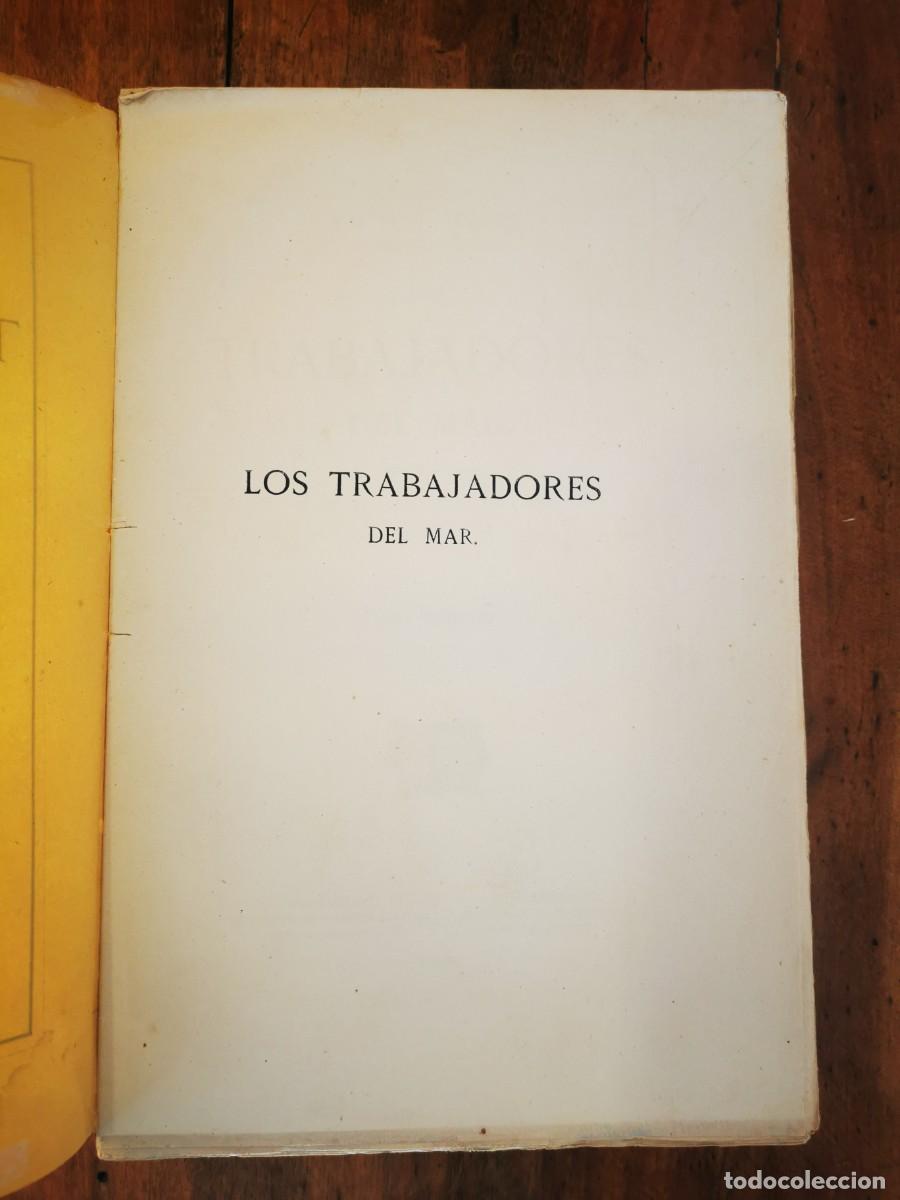 Libros antiguos: HUGO, Victor. Los trabajadores del mar - Foto 3