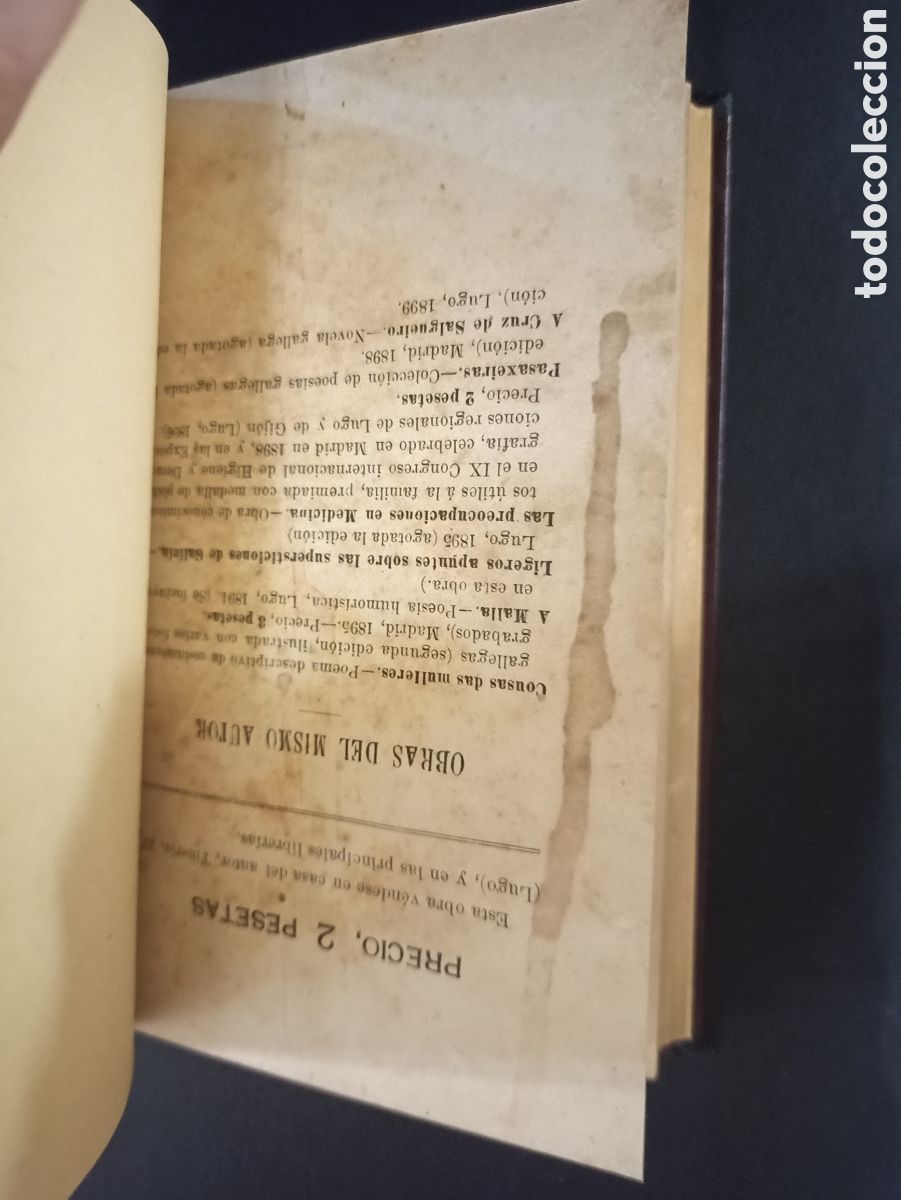 Libros antiguos: GALLEGADAS. Jes&uacute;s Rodr&iacute;guez L&oacute;pez. Madrid, 1908. Galicia. - Foto 10