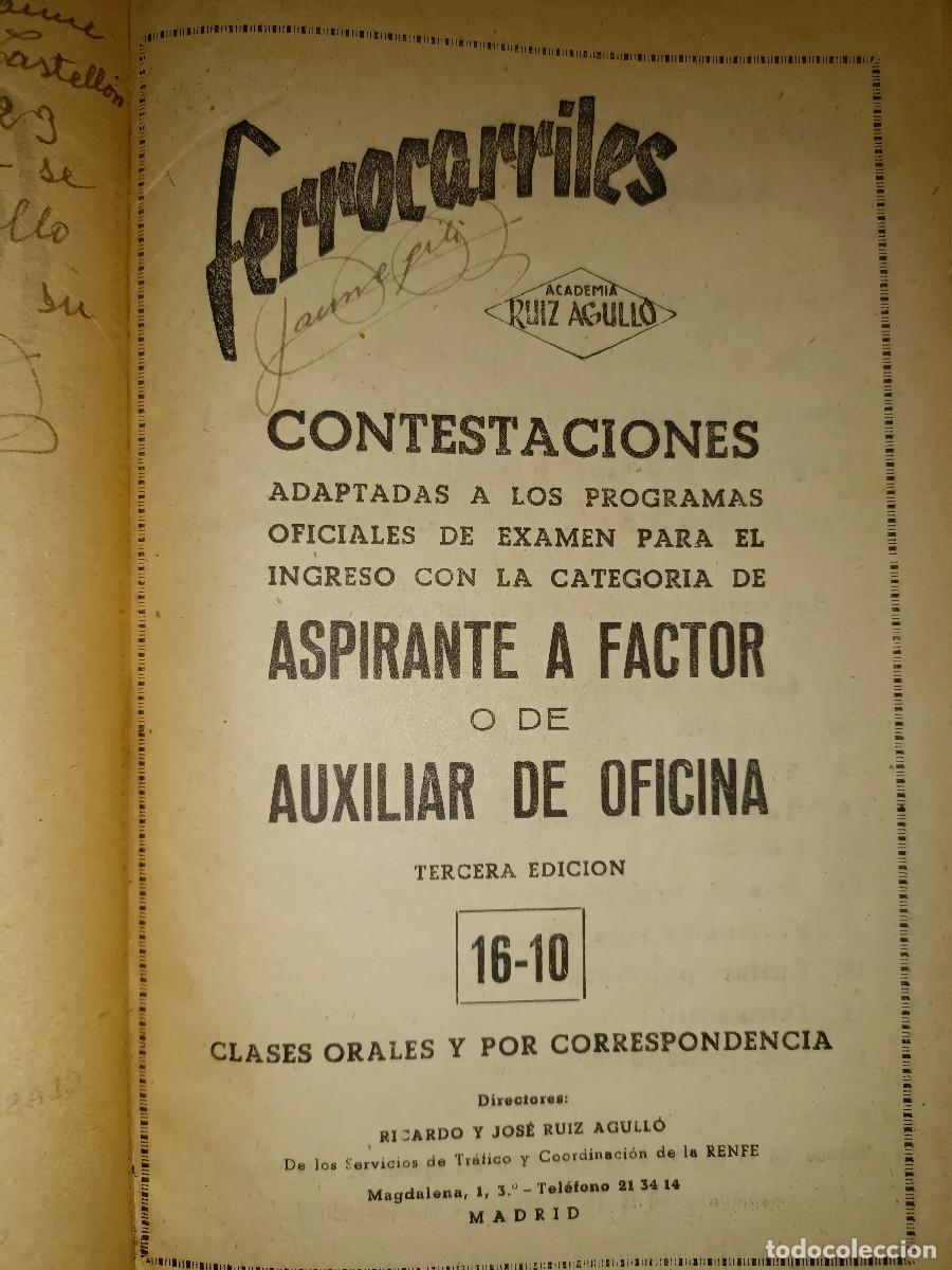 Libros antiguos: FERROCARRILES - Foto 5