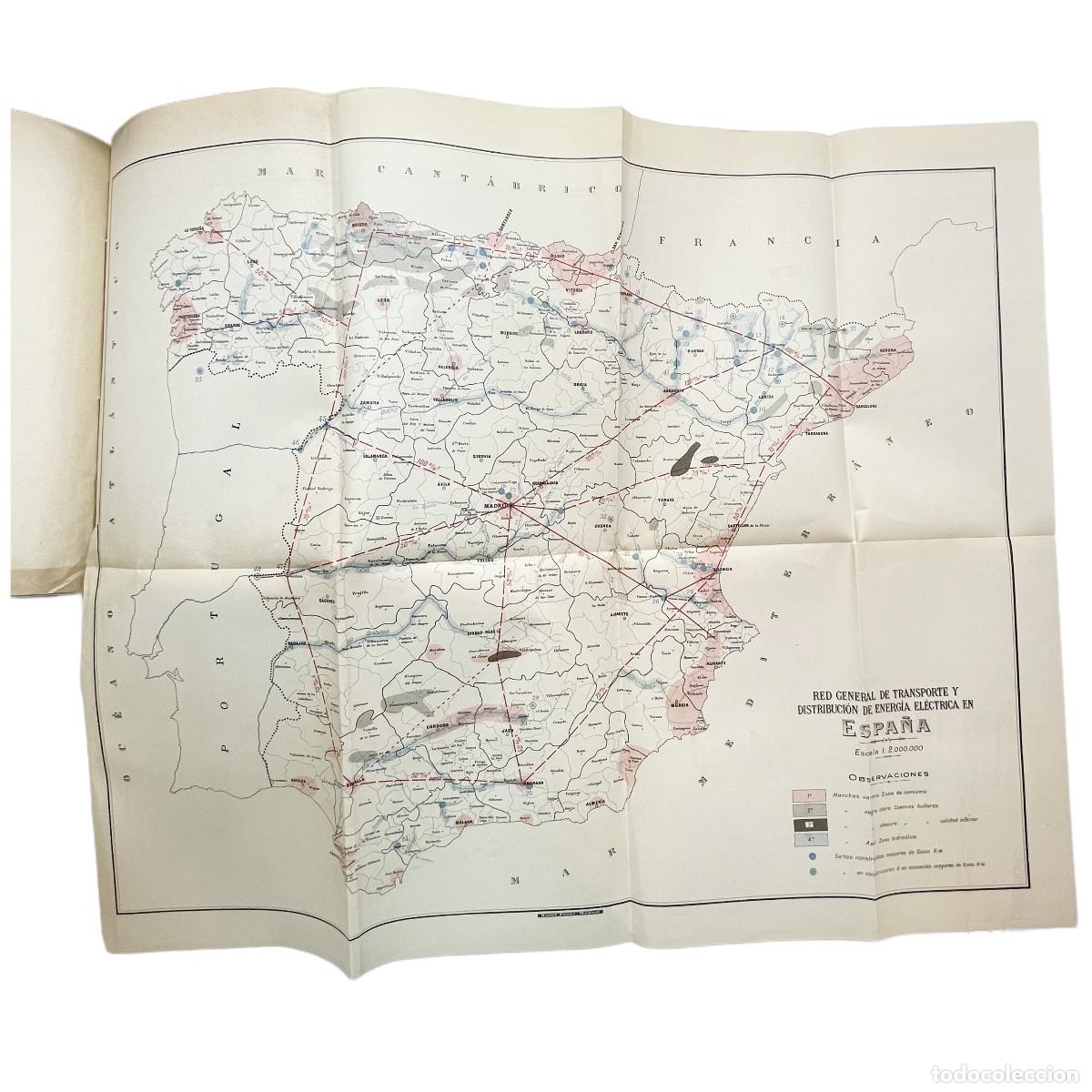 Libros antiguos: FOMENTO - PROYECTO DISTRIBUCI&Oacute;N CORRIENTE EL&Eacute;CTRICA - 1919 - Foto 3