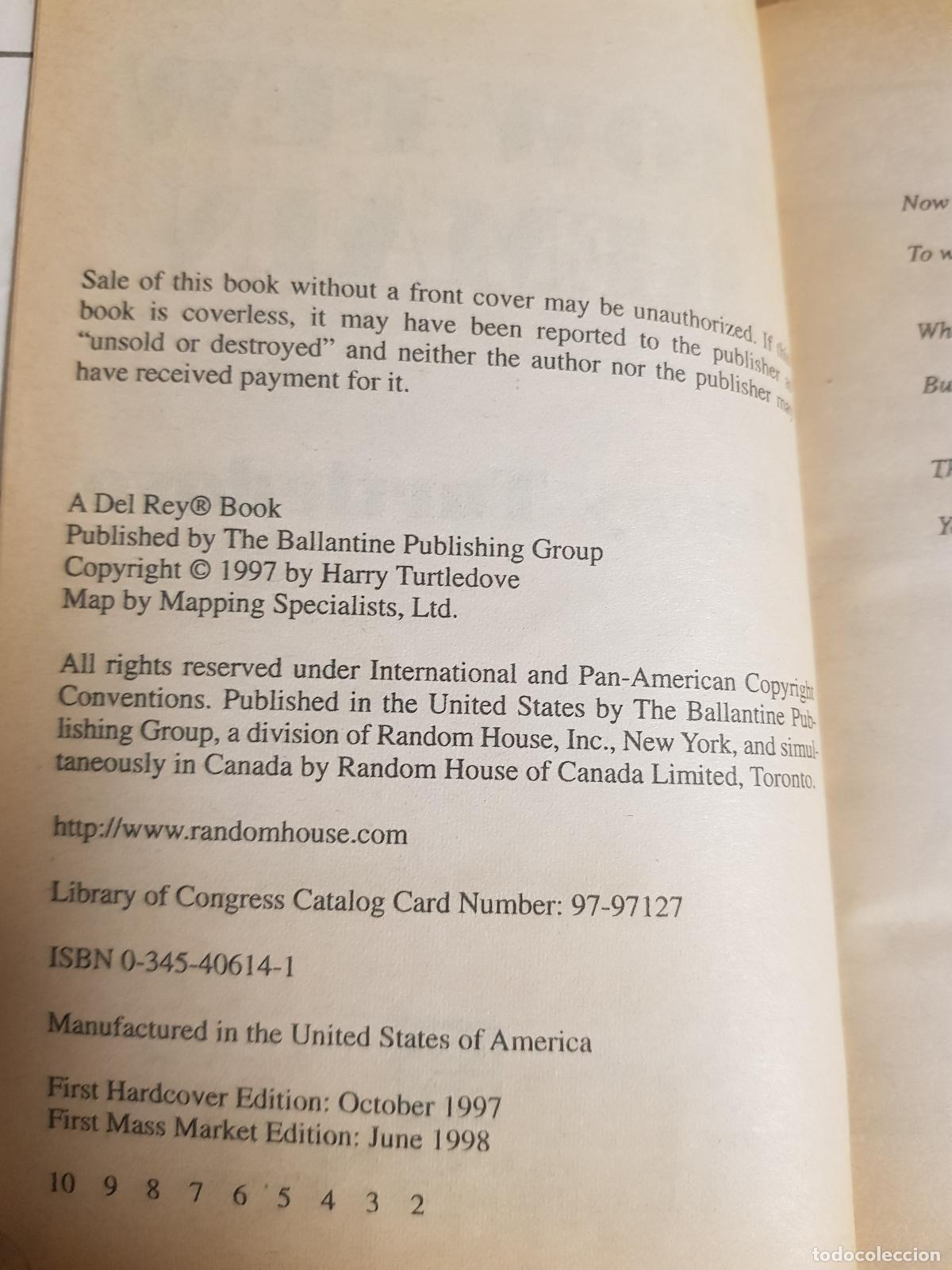 Libros antiguos: How few remain - Harry Turtledove - Foto 2