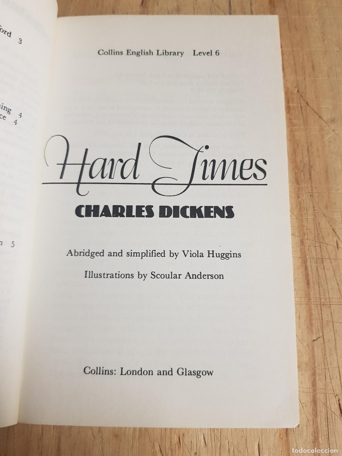 Libros antiguos: Hard Times - Charles Dickens - Foto 2