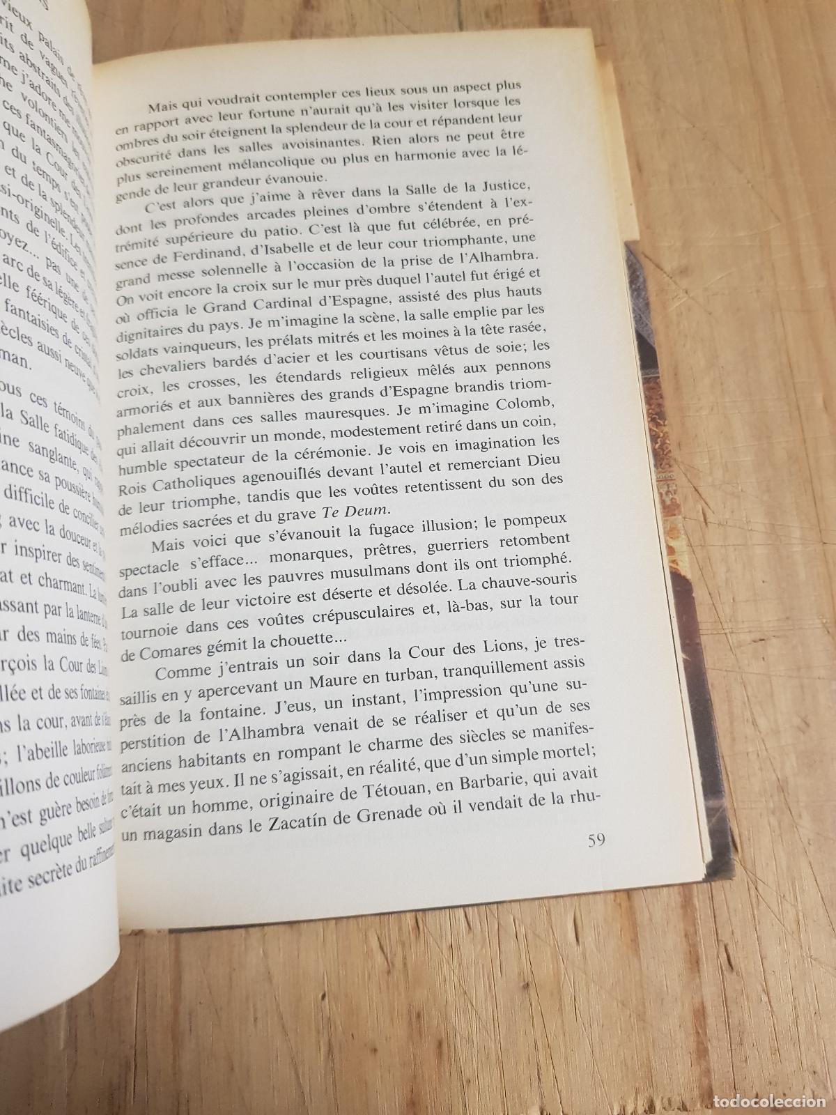 Libros antiguos: Contes de lalhambra - Washington Irving - Foto 4