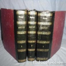 Libros antiguos: TRATADO SOBRE EL MOVIMIENTO Y APLICACIONES DE LAS AGUAS - AÑO 1833 - VALLEJO - LAMINAS.