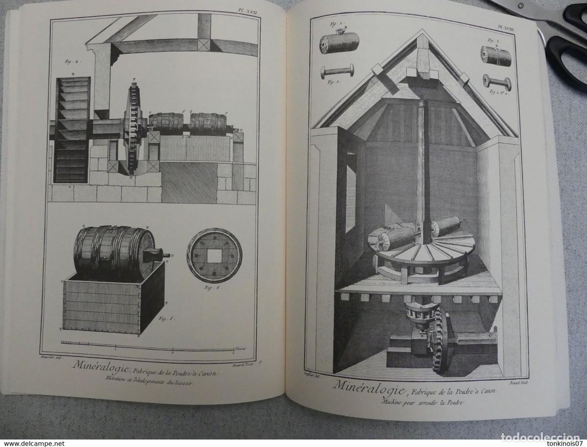 Libros antiguos: DIDEROT ET D&acute;ALEMBERT - FABRICATION DES CANONS - Foto 3