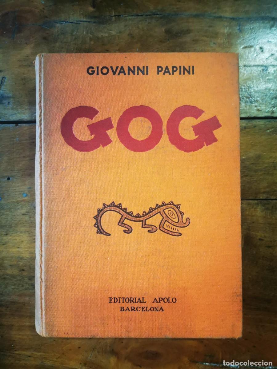 Libros antiguos: PAPINI, Giovanni. Gog - Foto 1