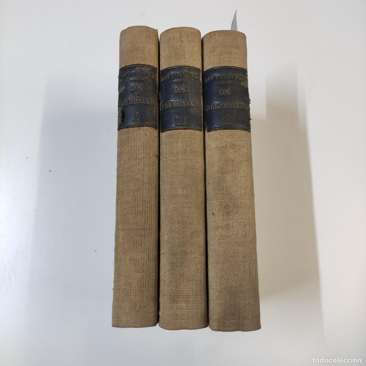 Libros antiguos: LOS ENDEMONIADOS. DOSTOYEVSKY. - Foto 2