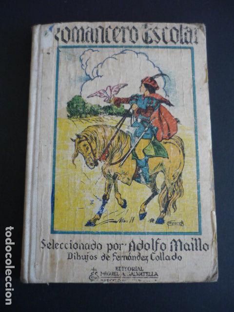 Libros antiguos: ROMANCERO ESCOLAR ADOLFO MAILLO 1950 - Foto 1