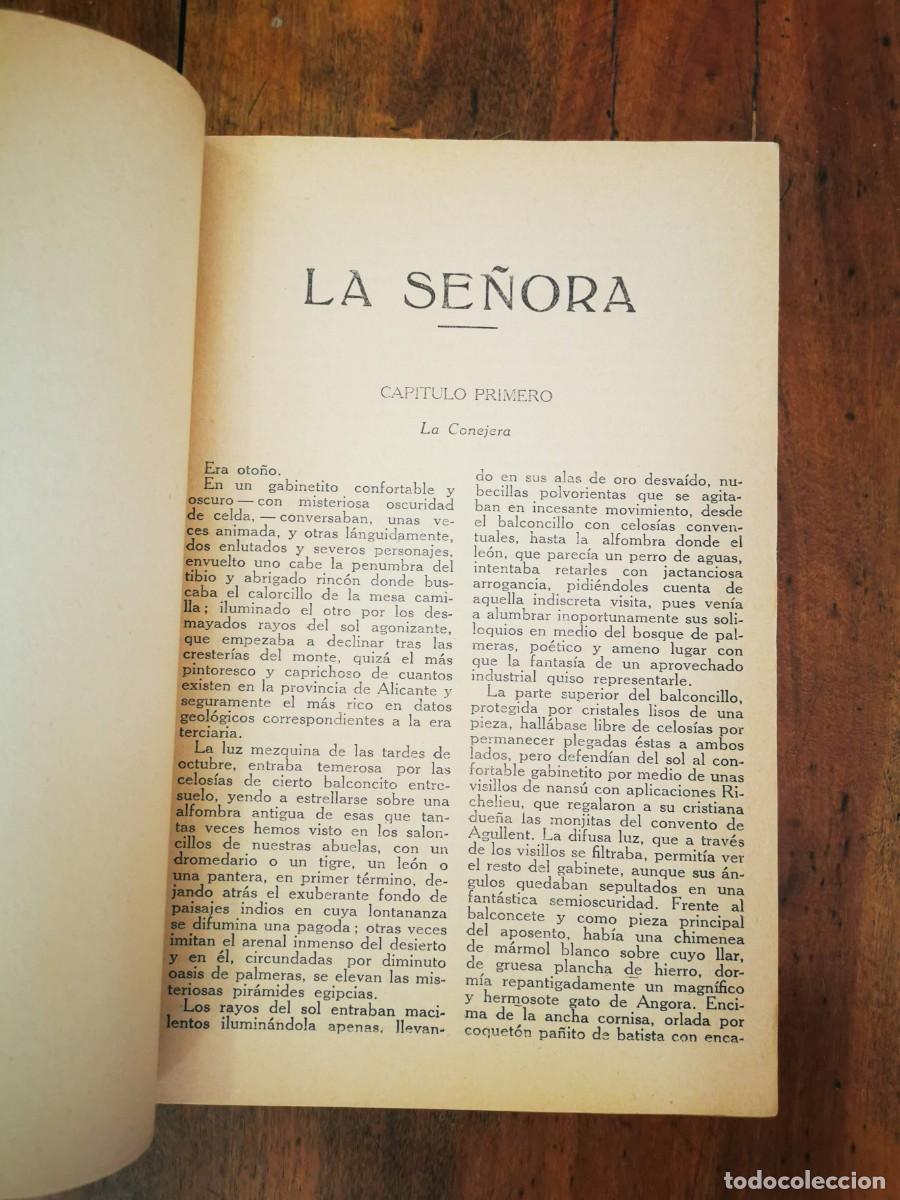 Libros antiguos: P&Eacute;REZ Y P&Eacute;REZ, Rafael. La se&ntilde;ora. - Foto 2