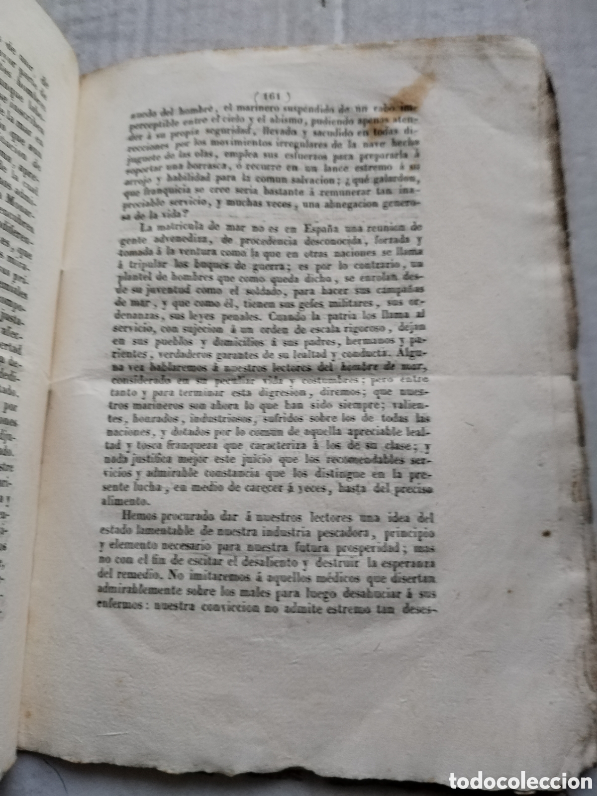 Libros antiguos: LA ESPA&Ntilde;A MAR&Iacute;TIMA 1839 - Foto 3