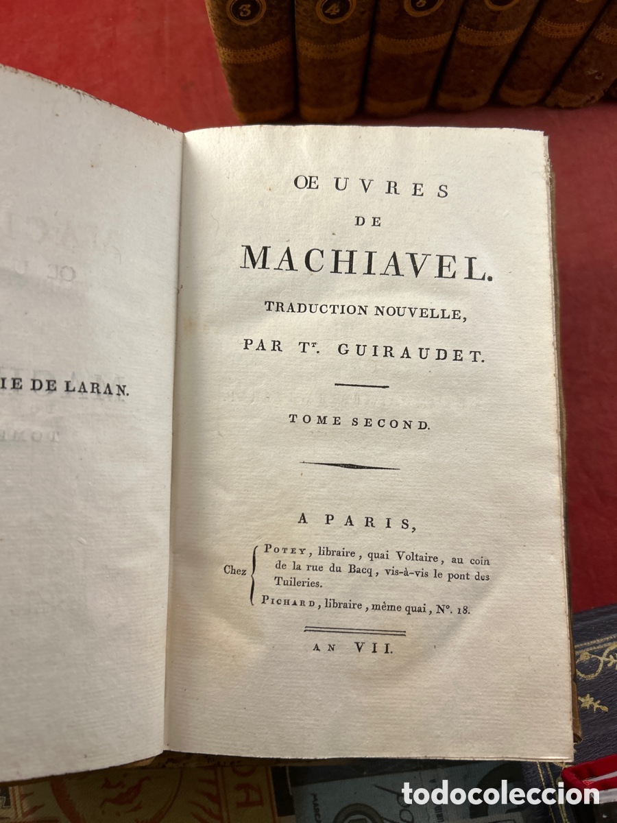 Libros antiguos: OBRAS DE MAQUIAVELO - Foto 3