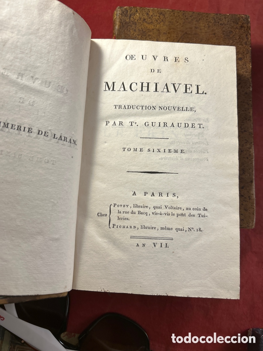 Libros antiguos: OBRAS DE MAQUIAVELO - Foto 7