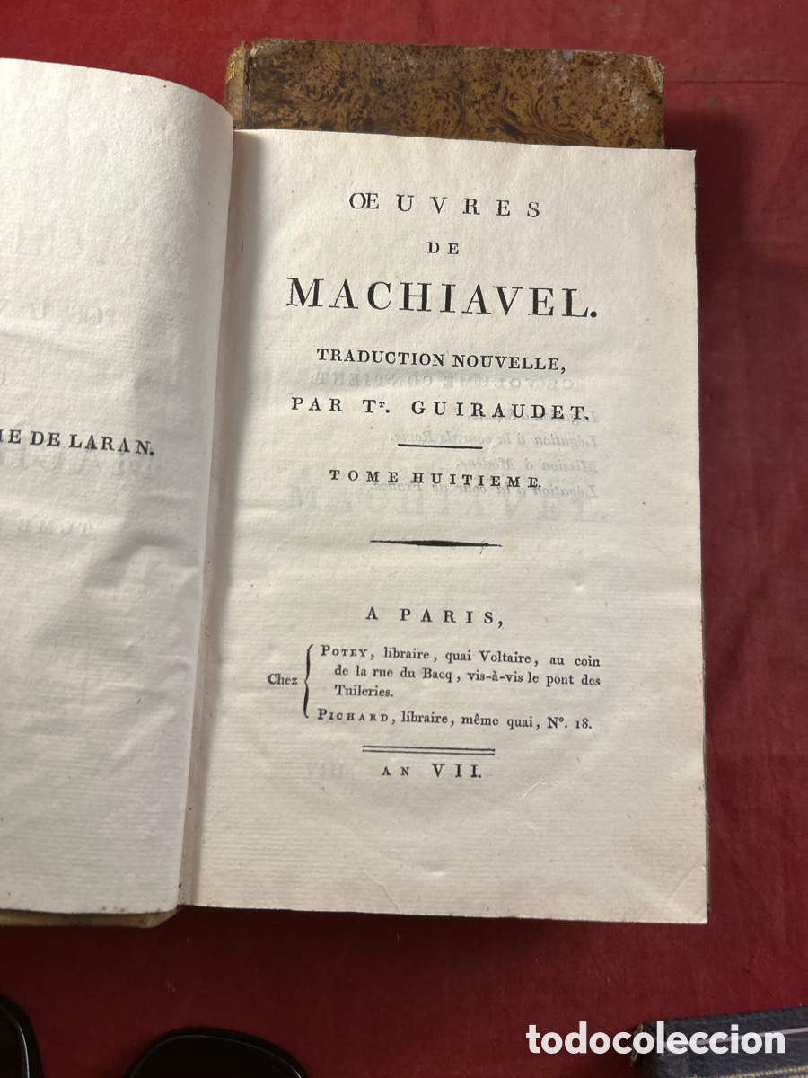 Libros antiguos: OBRAS DE MAQUIAVELO - Foto 9