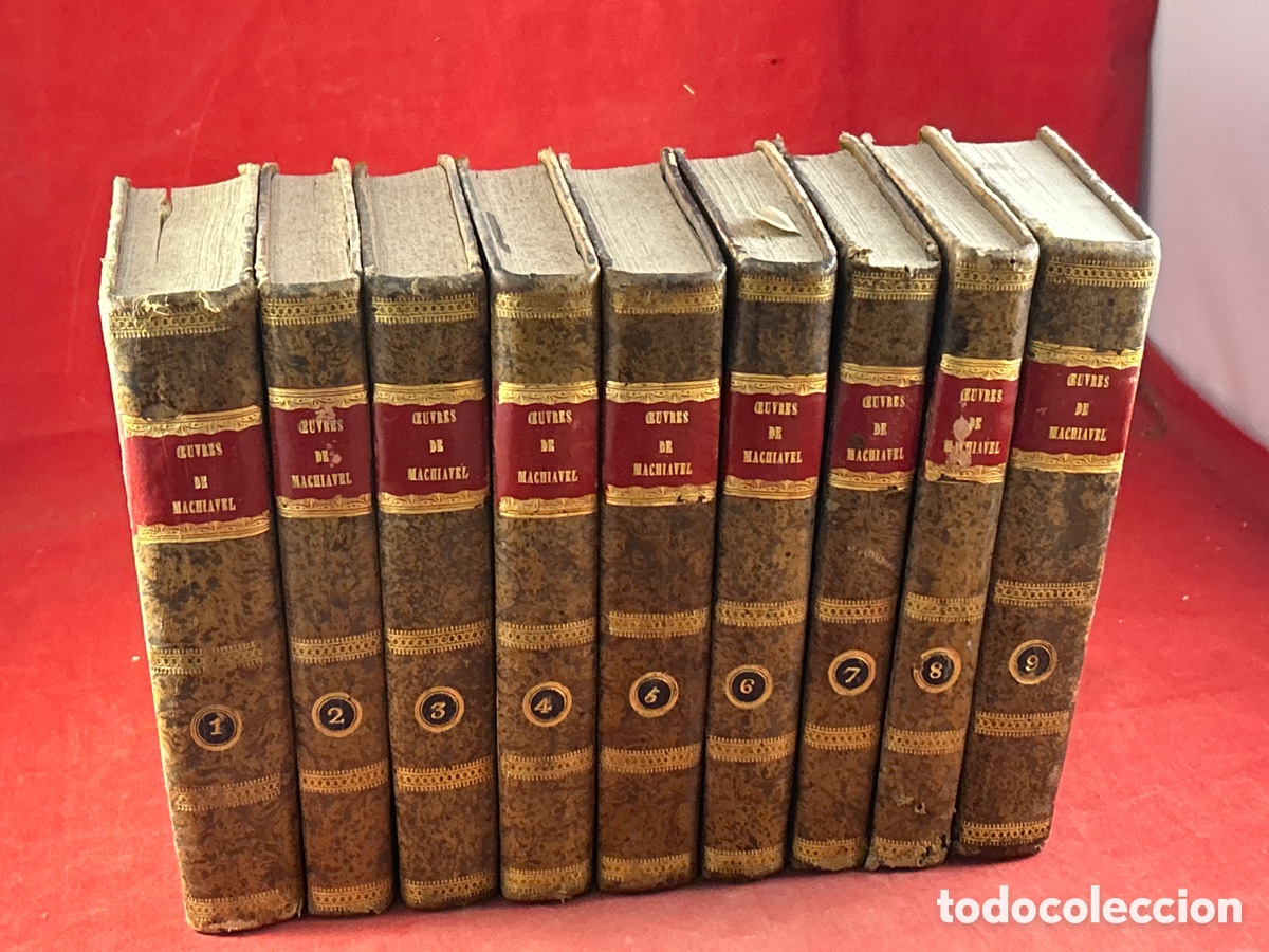 Libros antiguos: OBRAS DE MAQUIAVELO - Foto 1