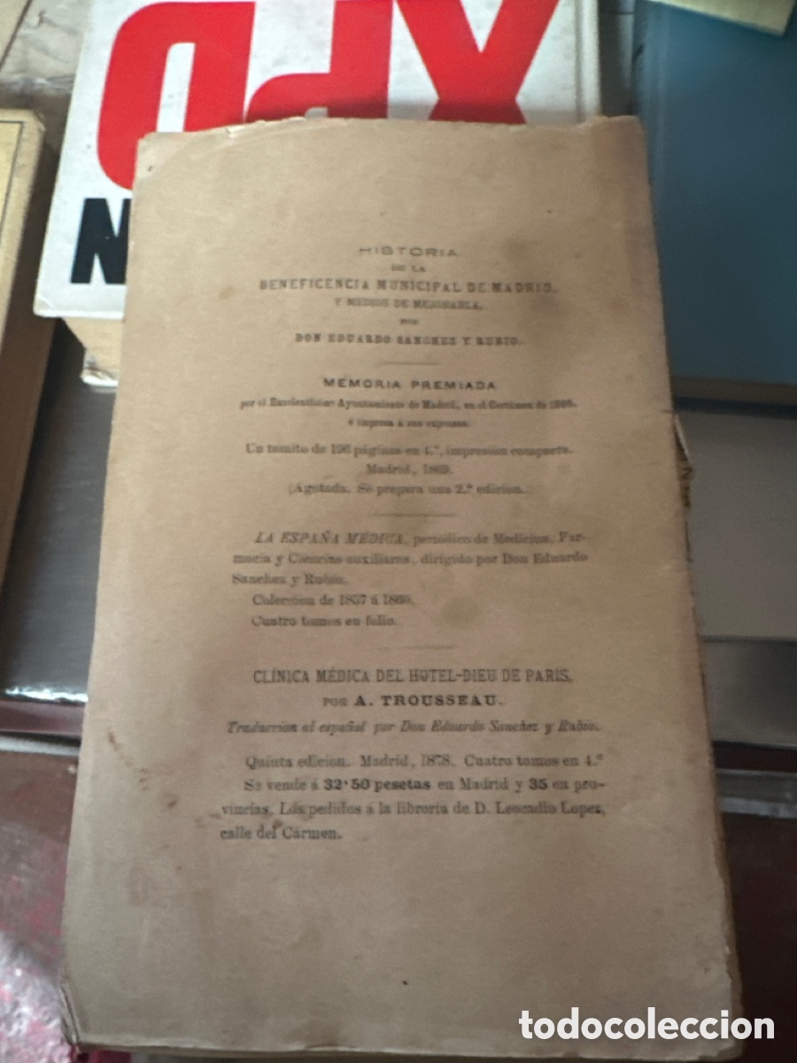 Libros antiguos: &rdquo;&rdquo;Cartilla Vinicola - Eduardo Sanchez y Rubio - Foto 2
