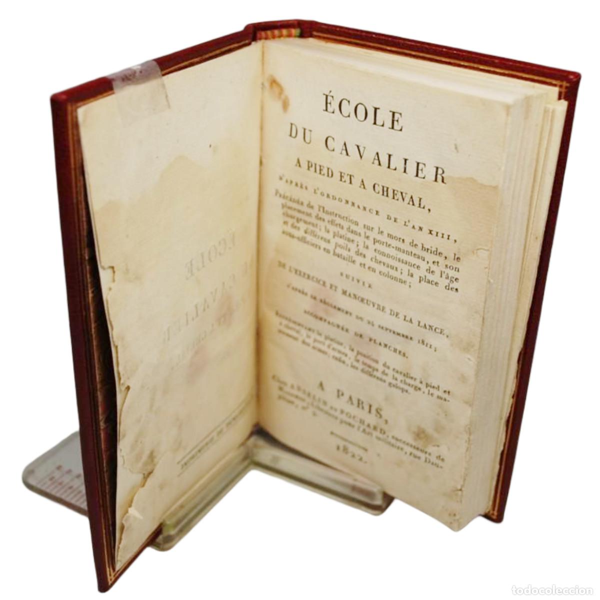 Libros antiguos: AN&Oacute;NIMO - ESCUELA DE JINETES A PIE Y A CABALLO - 1822 - Foto 3