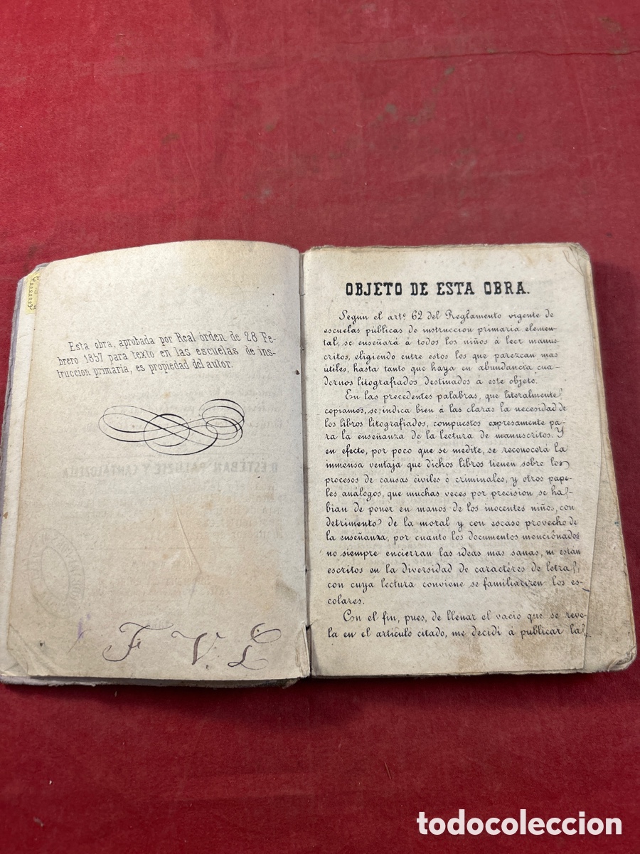 Libros antiguos: ARTE EPISTOLAR CON EL T&Iacute;TULO DE GU&Iacute;A DEL ARTESANO - Foto 3
