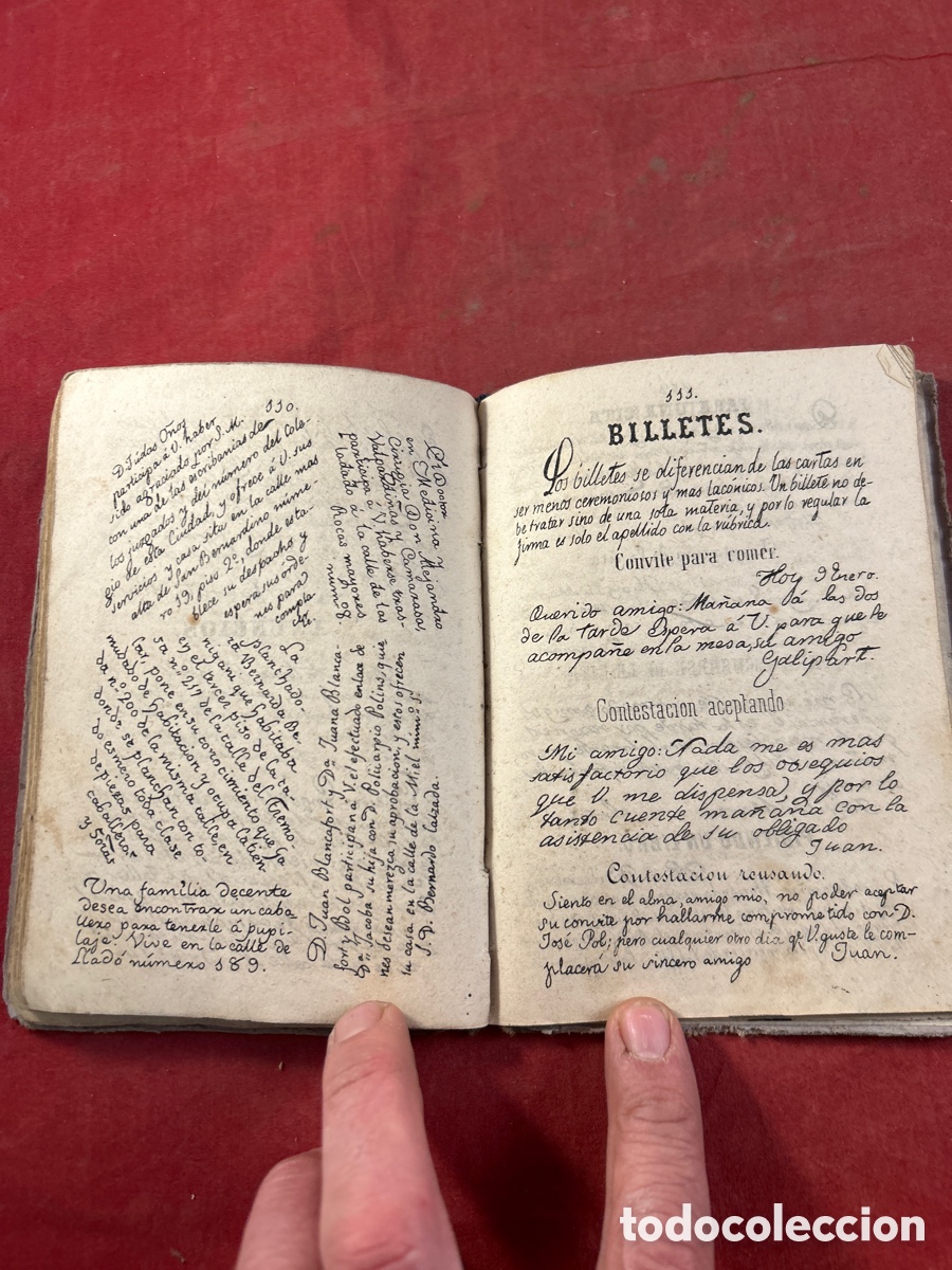 Libros antiguos: ARTE EPISTOLAR CON EL T&Iacute;TULO DE GU&Iacute;A DEL ARTESANO - Foto 5
