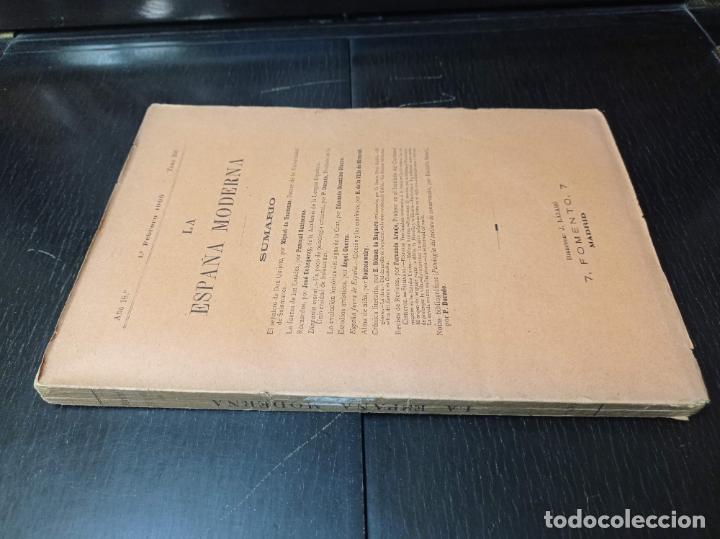 Livres anciens: 1906 - La Espa&ntilde;a Moderna. Tomo 206. Febrero 1906