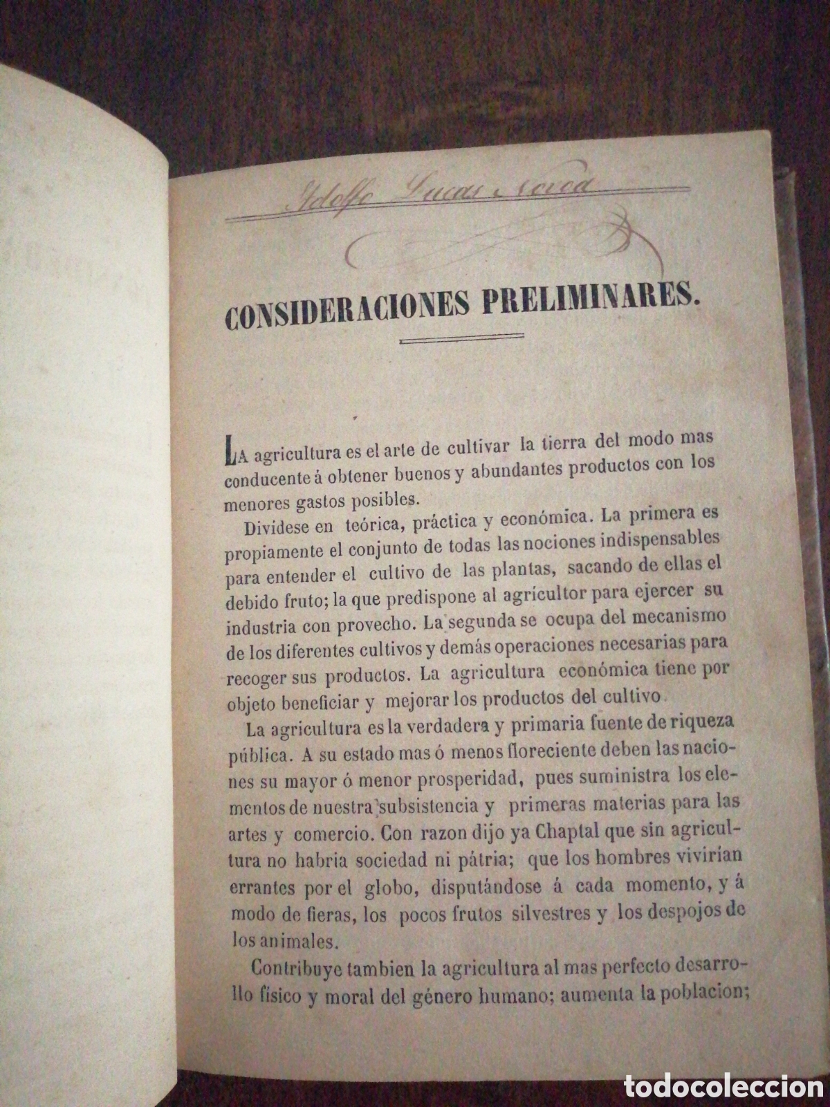 Libros antiguos: ELEMENTOS DE AGRICULTURA 1868 - Foto 2