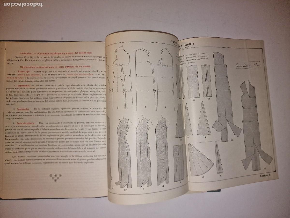 Libros antiguos: CORTE SISTEMA MARTI - PATRONES TIPO-1951 - Foto 4