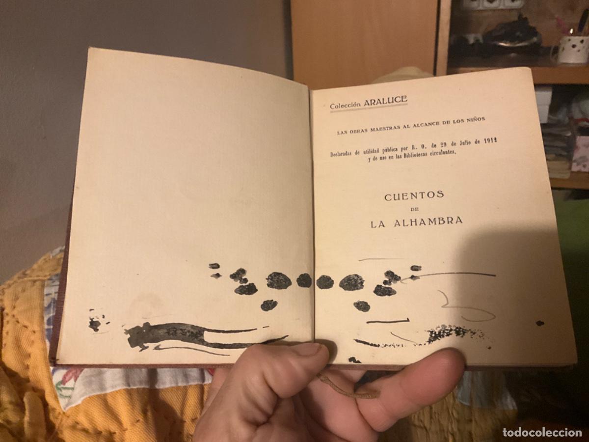 Libros antiguos: CUENTOS DE LA ALHAMBRA - WASHINGTON IRVING - EDITORIAL ARALUCE - ILUSTRADO - Foto 5