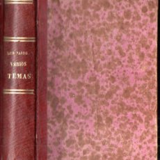 Libros antiguos: LUIS PARDO DELGADO : VARIOS TEMAS - DOS TOMOS EN UN VOLUMEN (IMP. LLACH, GERONA, 1879)