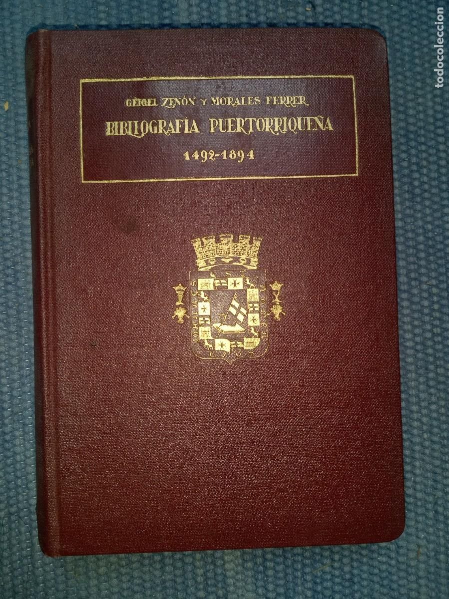 Libros antiguos: Bibliograf&iacute;a puertorrique&ntilde;a - Foto 1