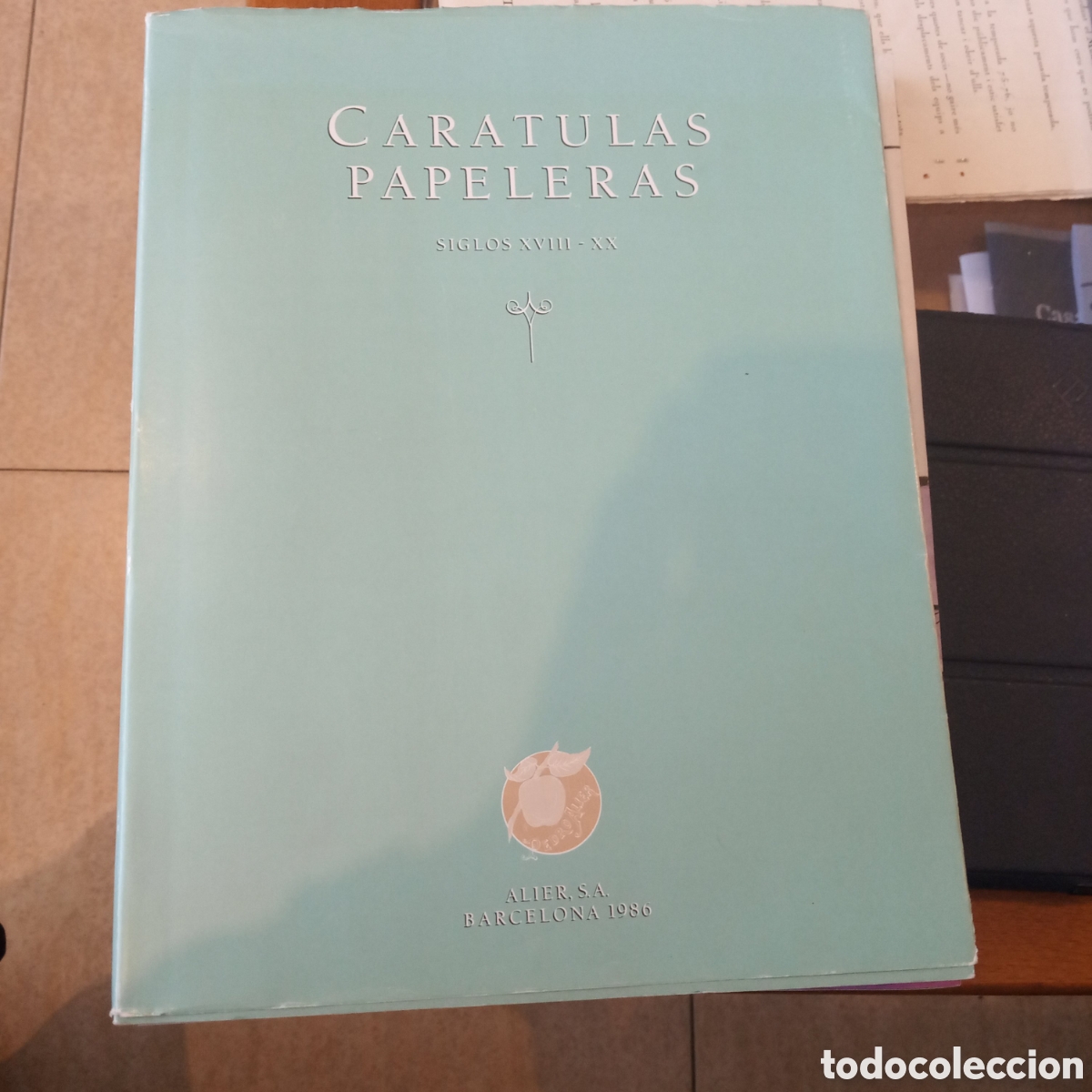 Libros antiguos: Libro Caratulas papeleras - Foto 1