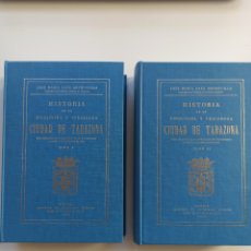 Libros antiguos: JOSÉ MARÍA SANZ ARTIBUCILLA - HISTORIA DE LA FIDELÍSIMA Y VENCEDORA CIUDAD DE TARAZONA