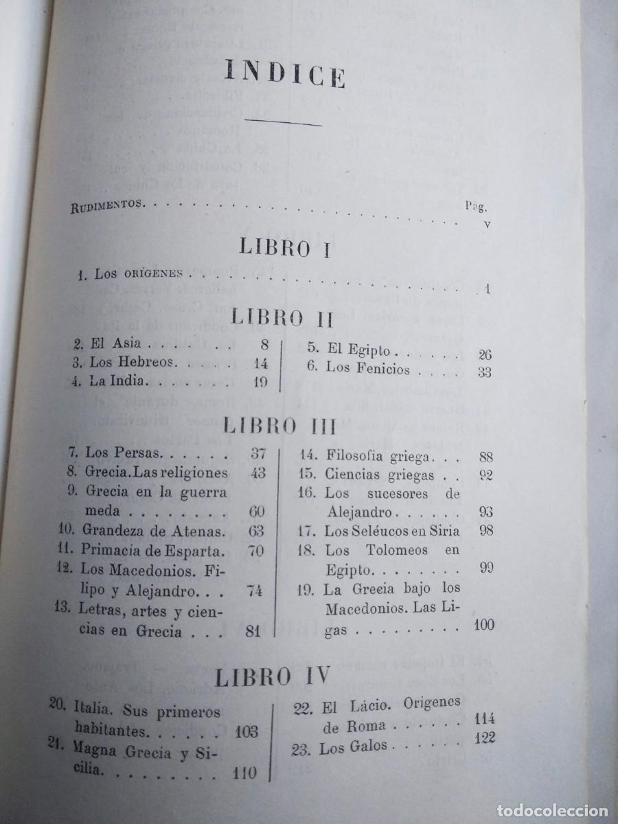 Libros antiguos: compendio de historia universal - Foto 7