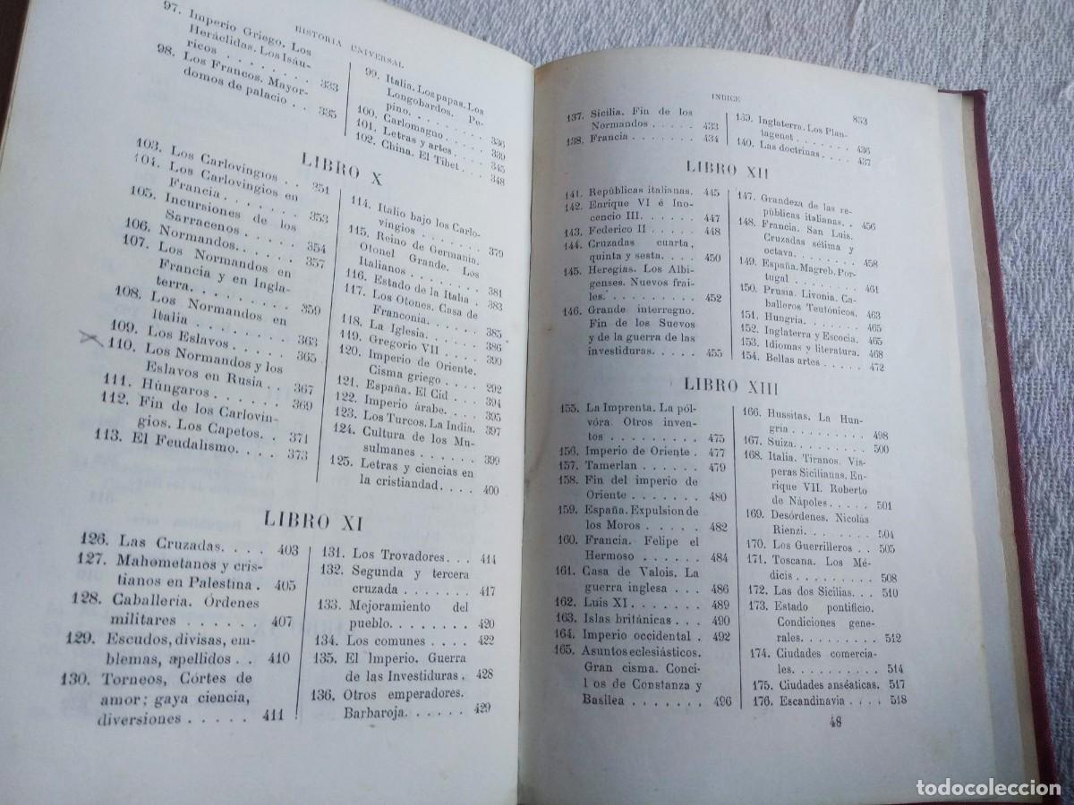 Libros antiguos: compendio de historia universal - Foto 9