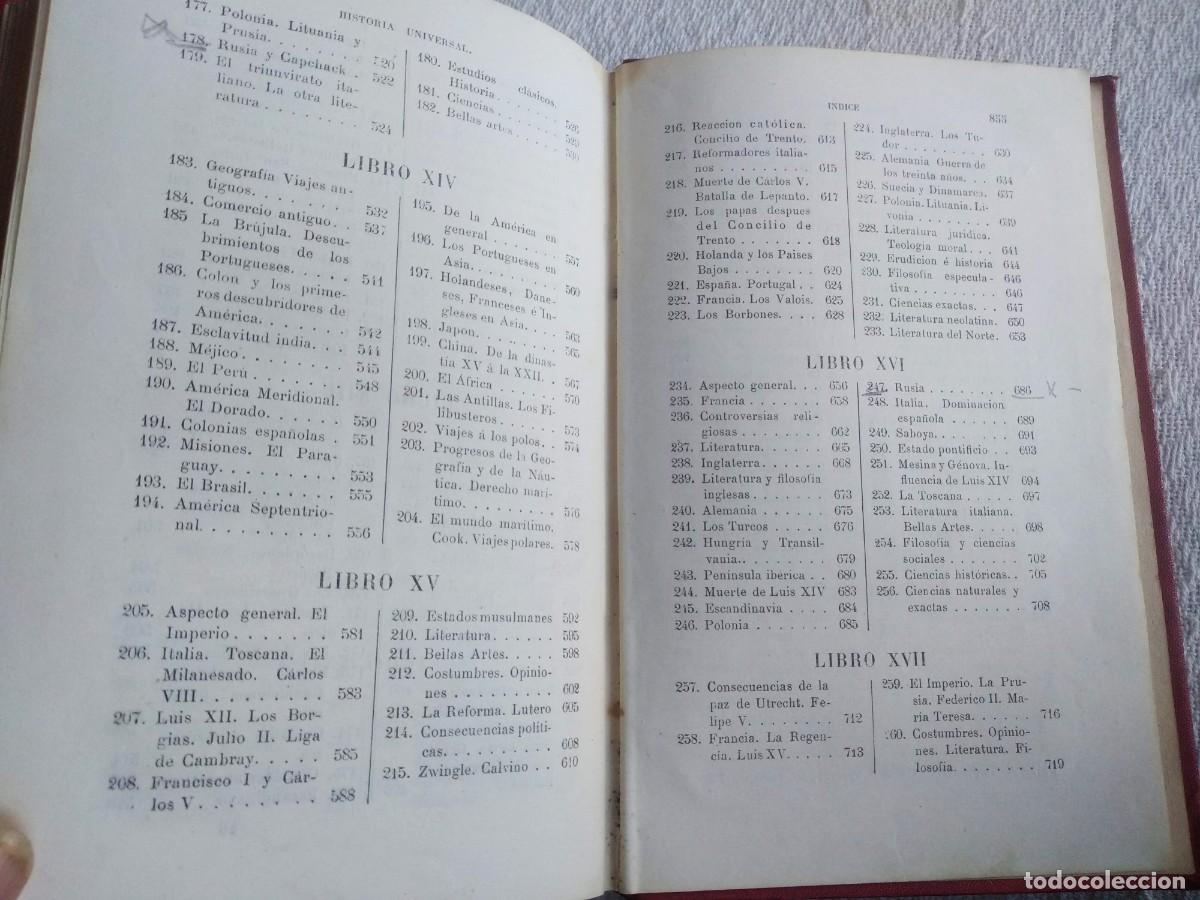 Libros antiguos: compendio de historia universal - Foto 10